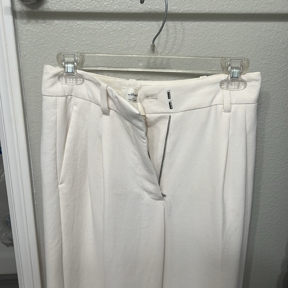 Aritzia Wilfred Effortless Pants LIGHT BIRCH - Picture 2 of 2
